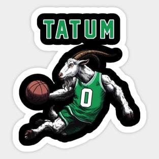 Jayson Tatum Goat Boston Celtics basketball Sticker